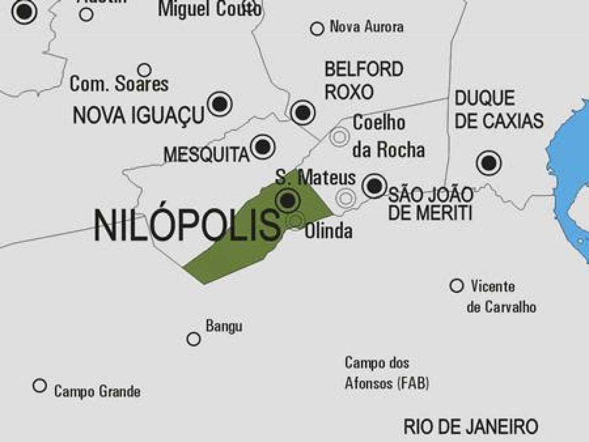 Kaart Nilópolis vald