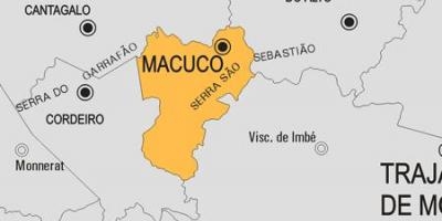 Kaart Macuco vald