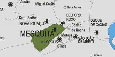 Kaart Mesquita vald