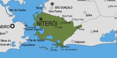 Kaart Niterói vald