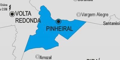 Kaart Pinheiral vald
