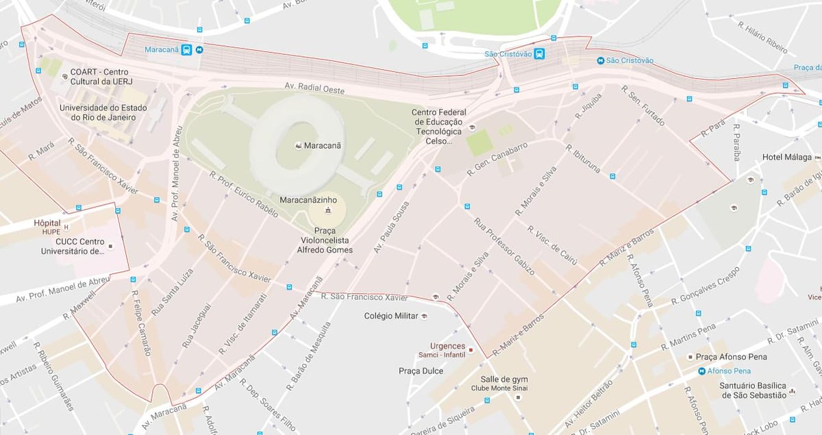 Kaart bairro Maracanã