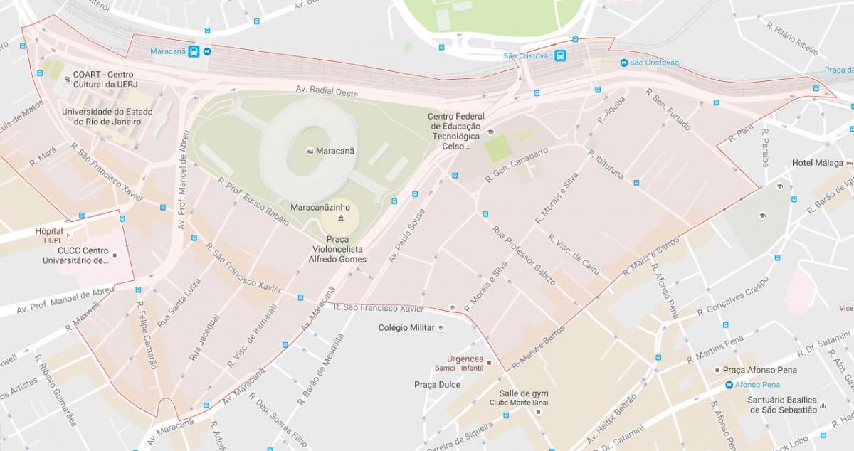 Kaart bairro Maracanã
