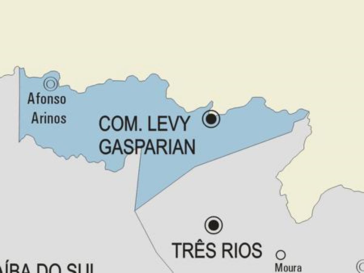 Kaart Casimiro de Abreu vald
