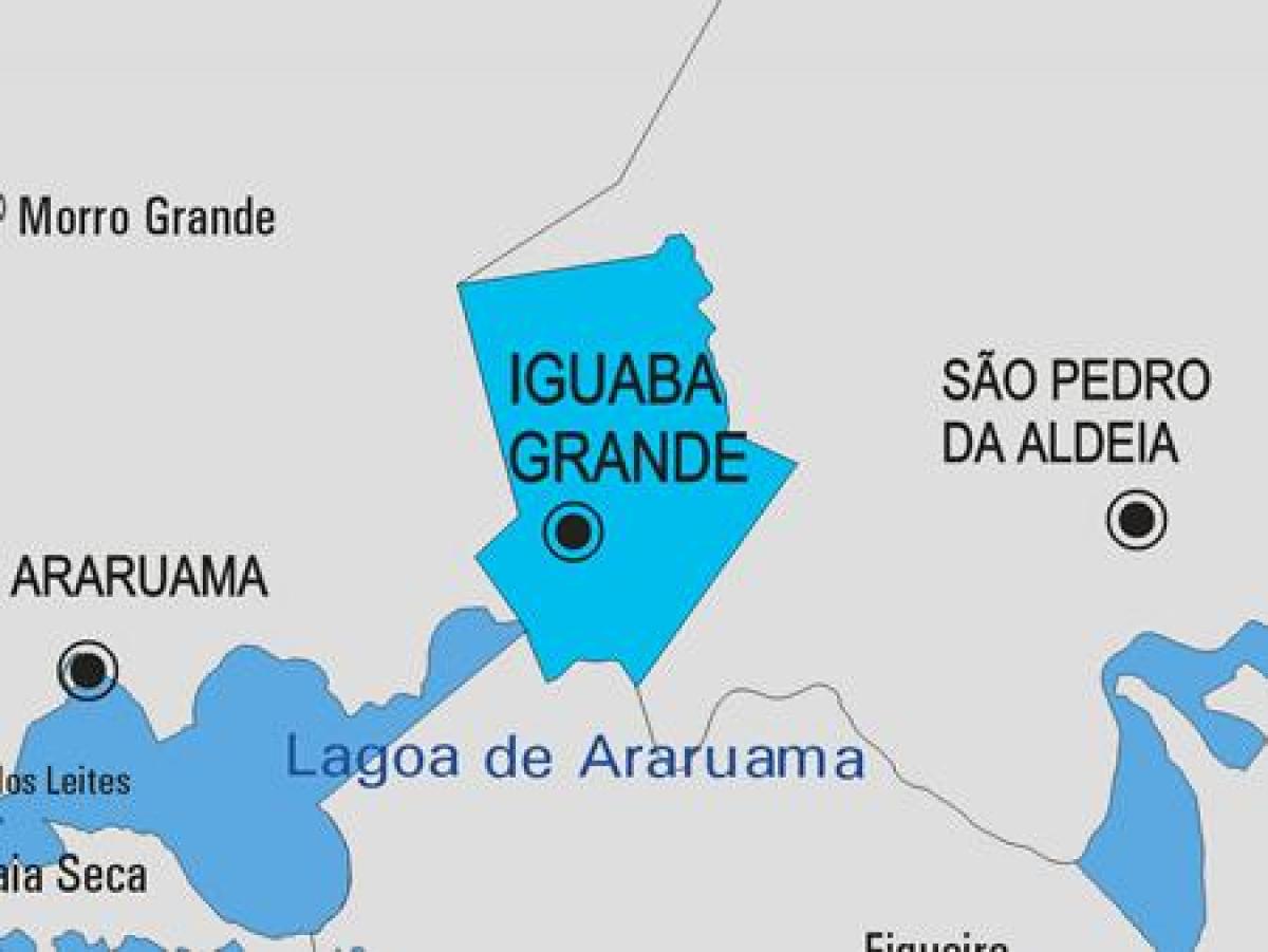 Kaart Iguaba Grande vald