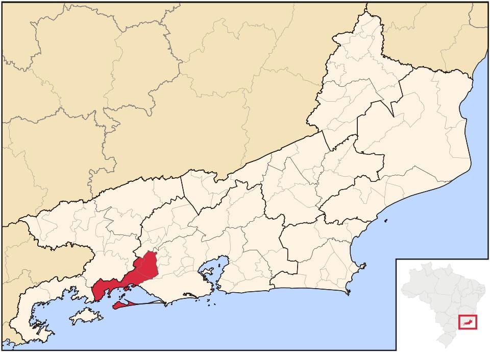 Kaart Itaguaí