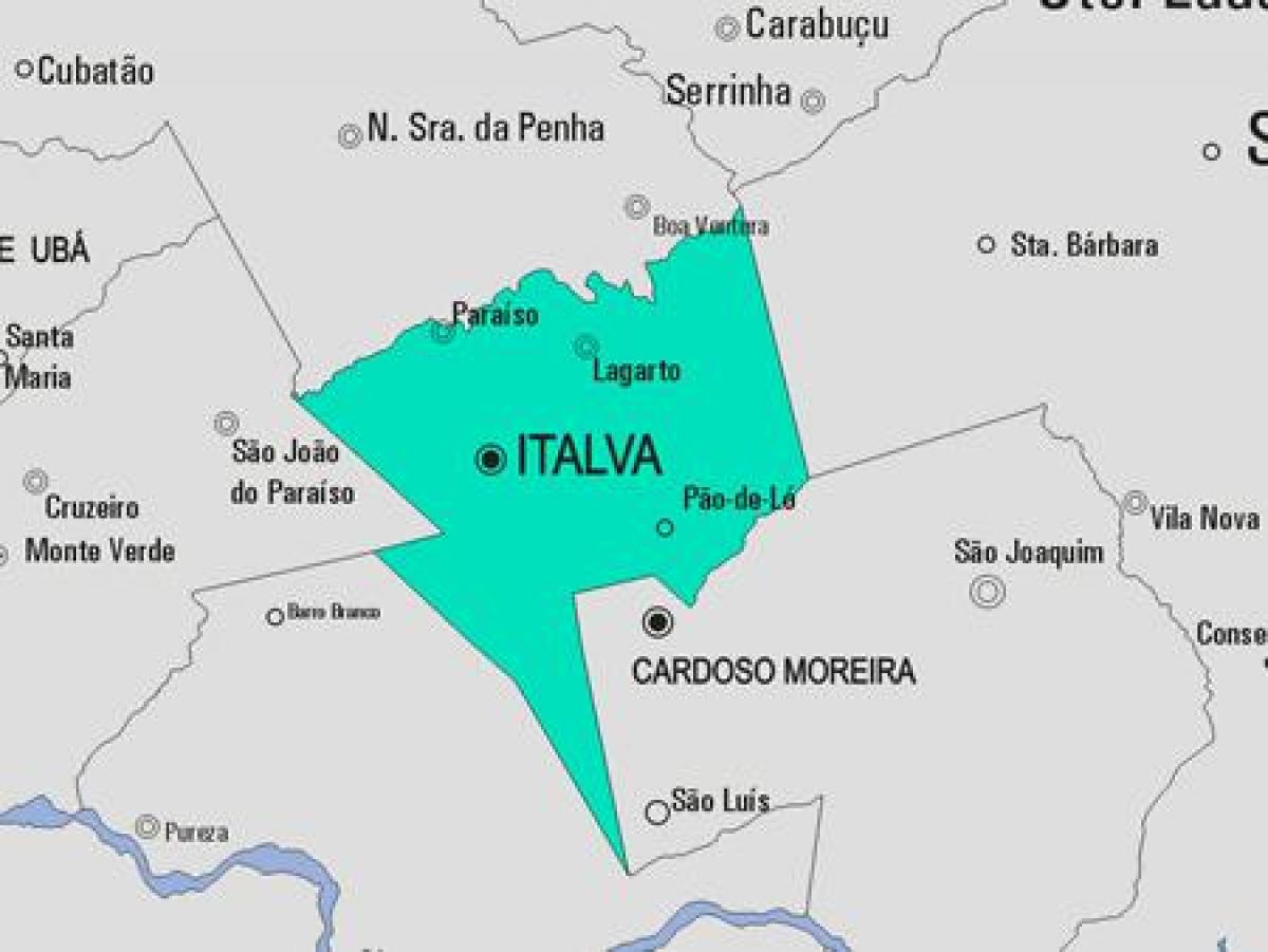 Kaart Italva vald