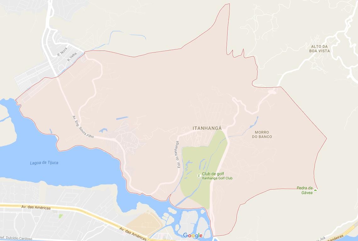 Kaart Itanhangá