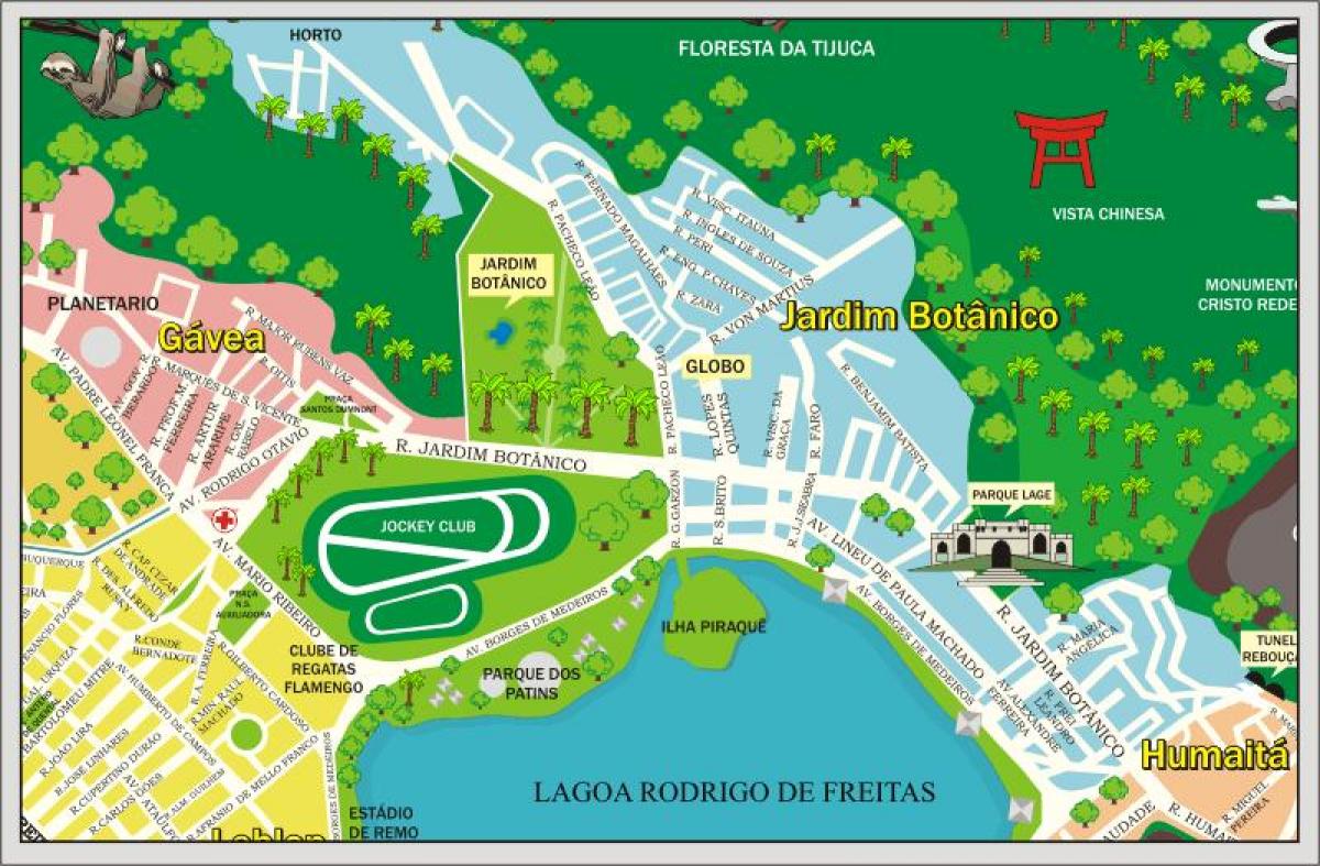 Kaart Jockey Club Brasileiro