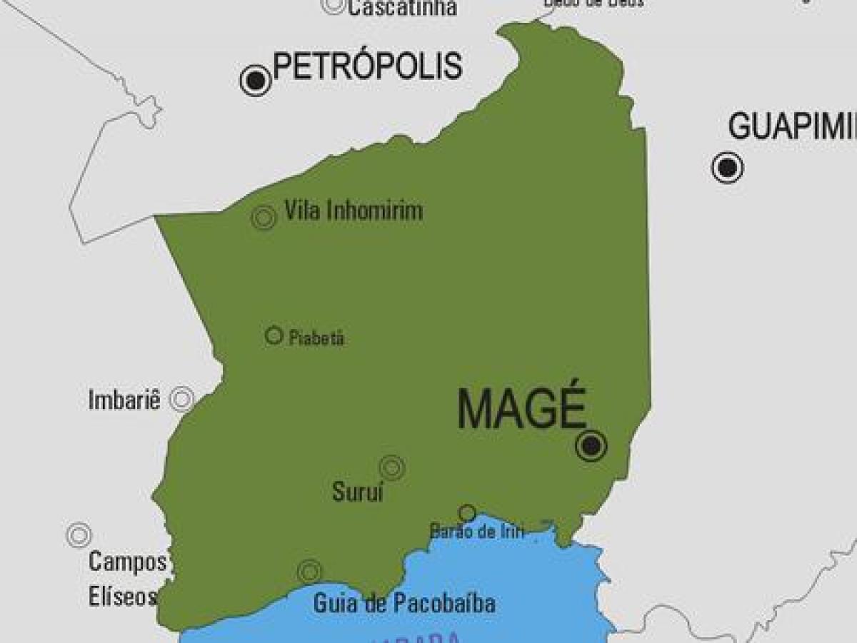 Kaart Magé vald