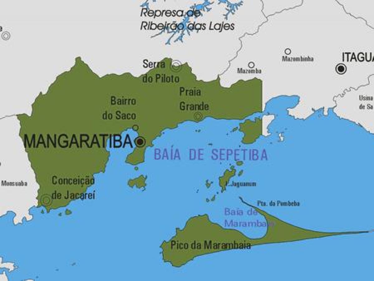 Kaart Mangaratiba vald