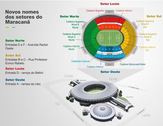 Kaart Maracanã