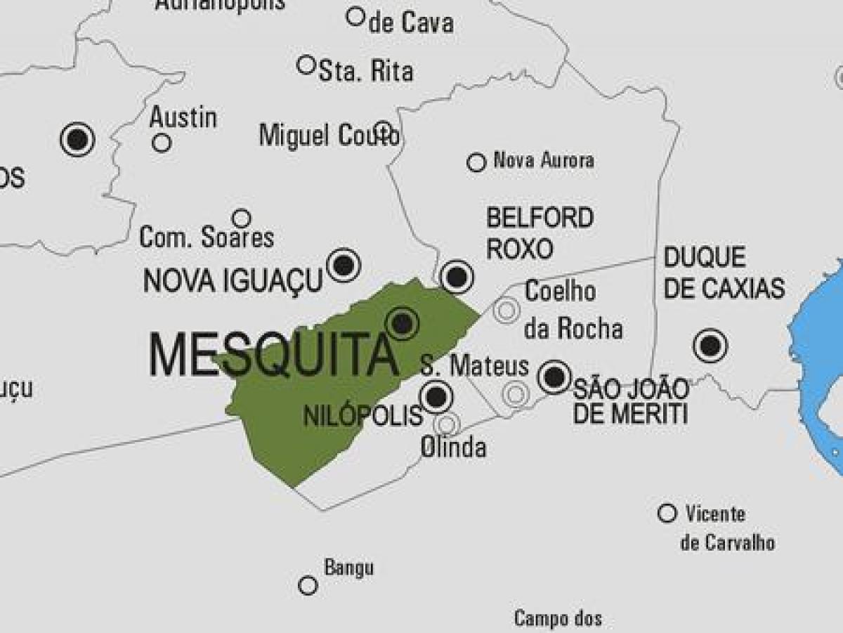 Kaart Mesquita vald