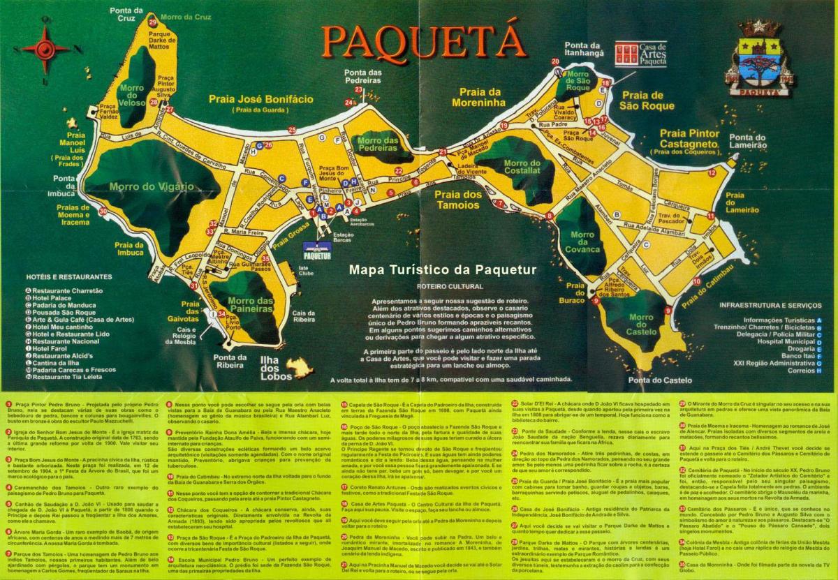 Kaart Paquetá