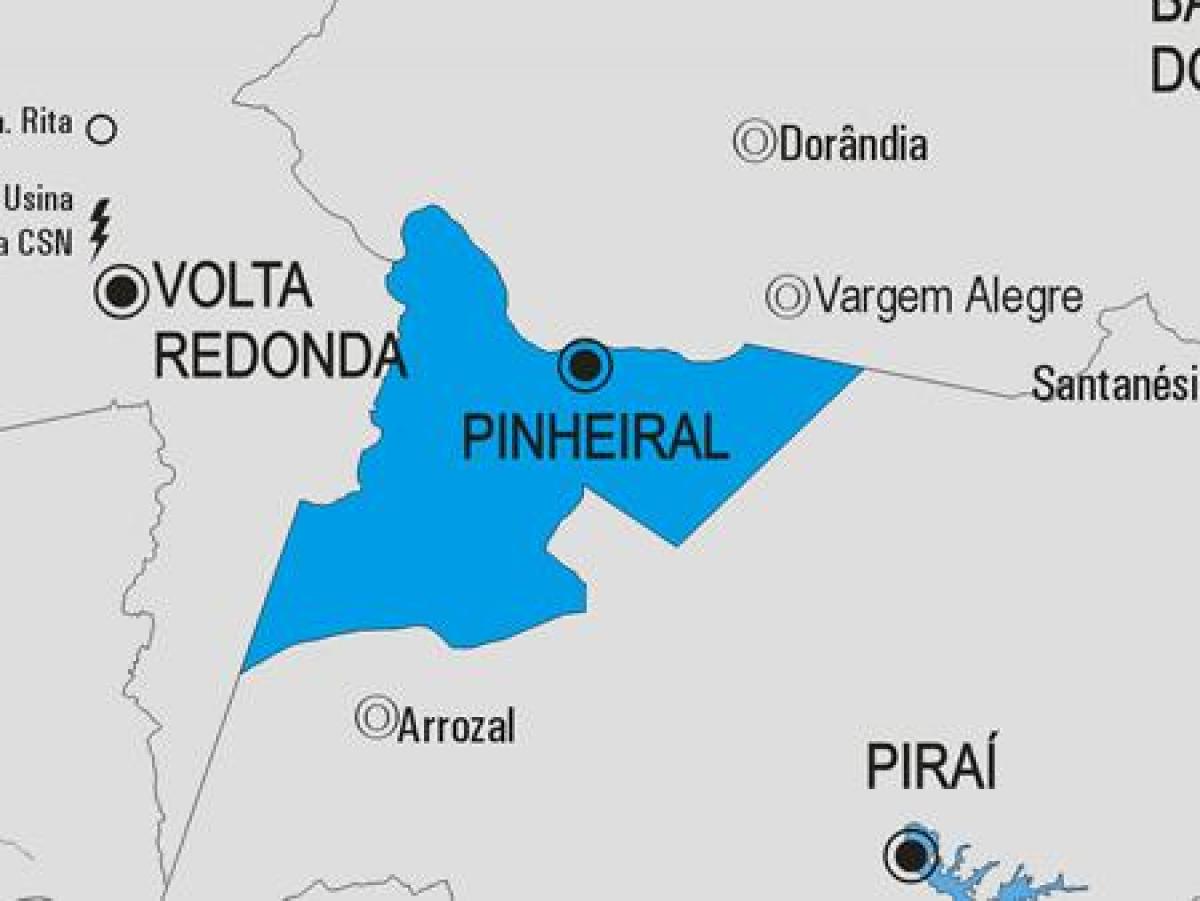 Kaart Pinheiral vald