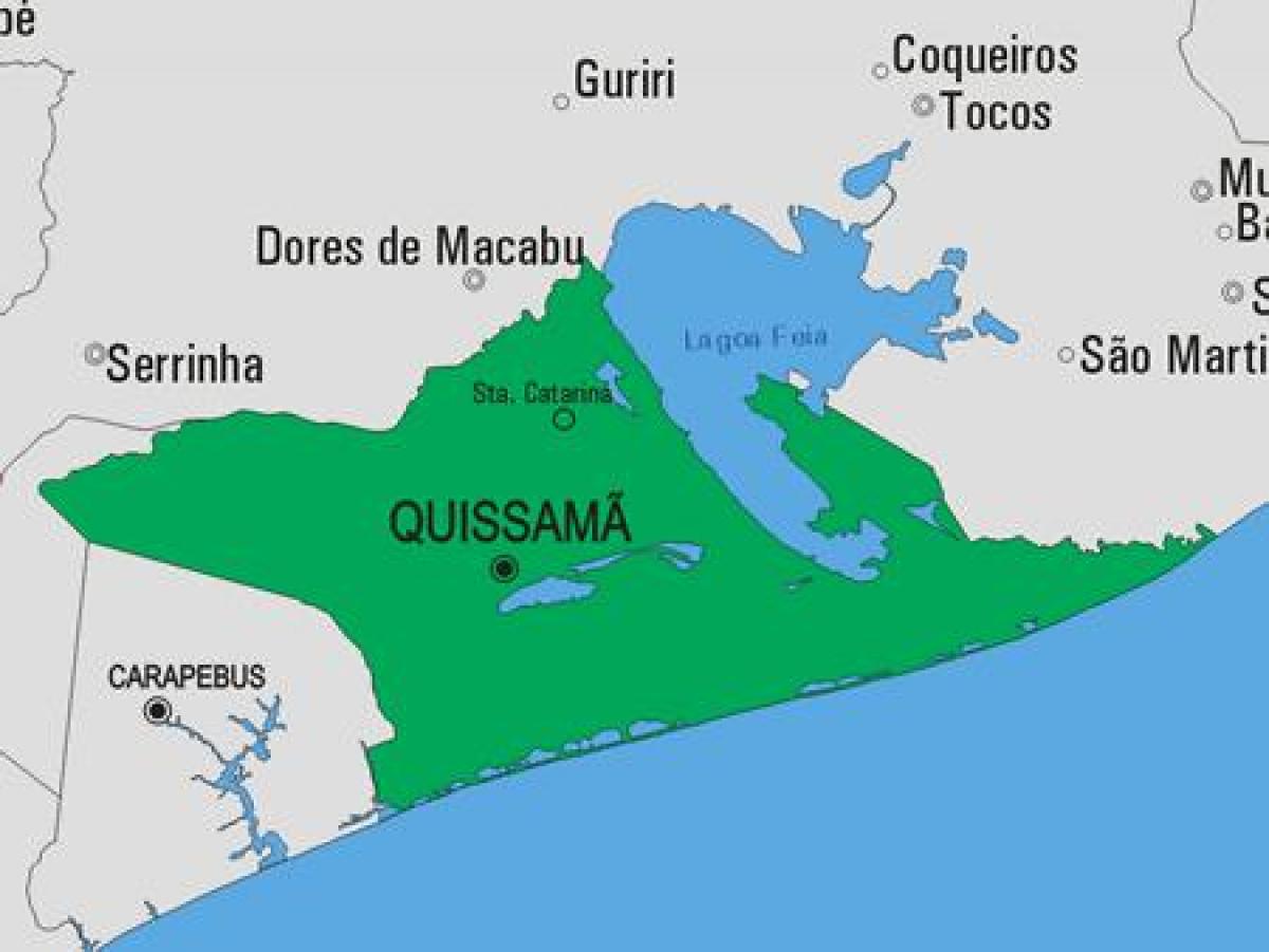 Kaart Quissamã vald