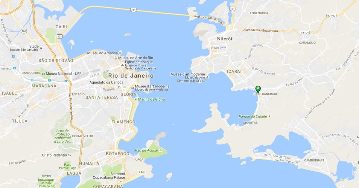 Kaart rand, São Francisco