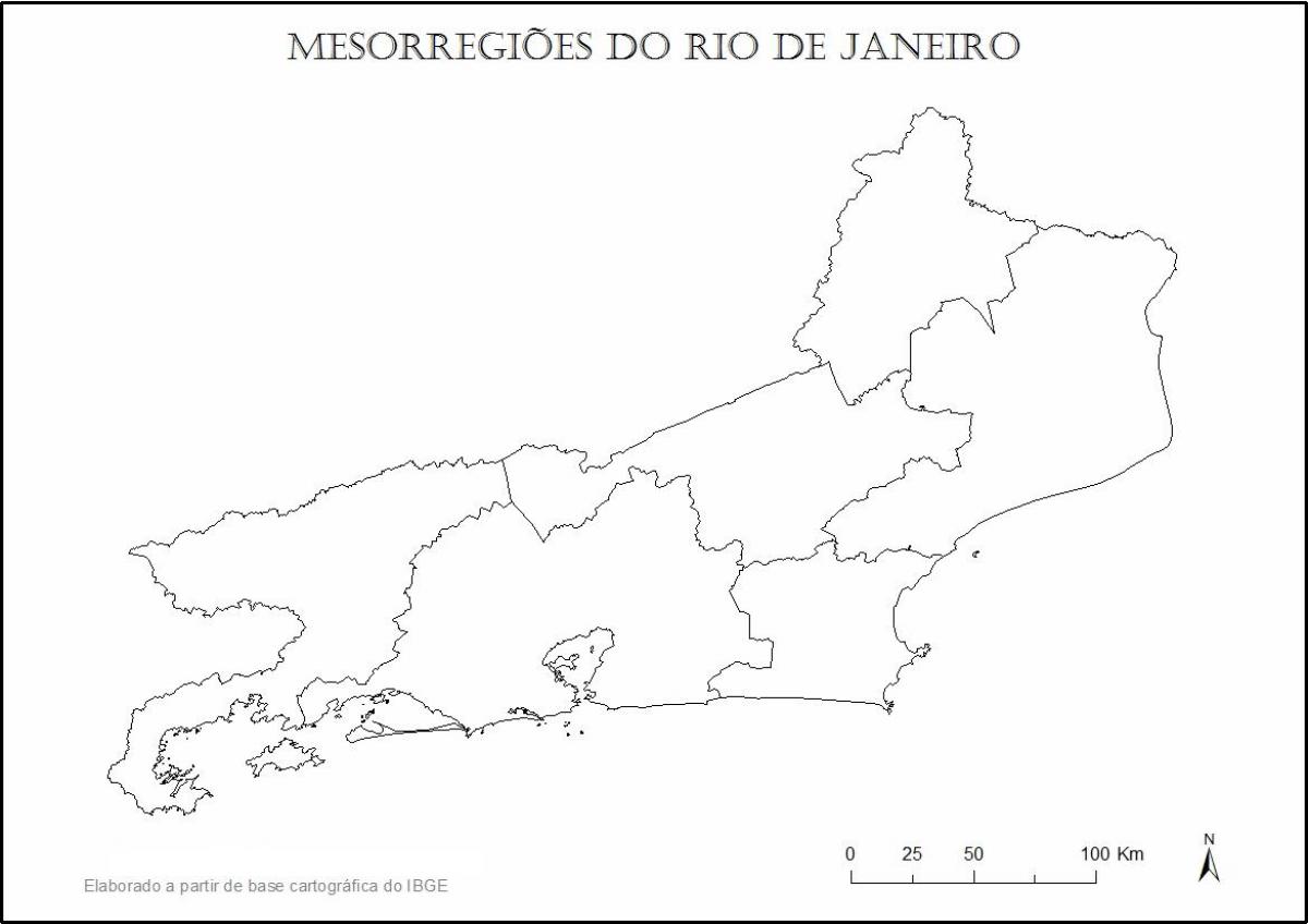 Kaart Rio de Janeiro neitsi