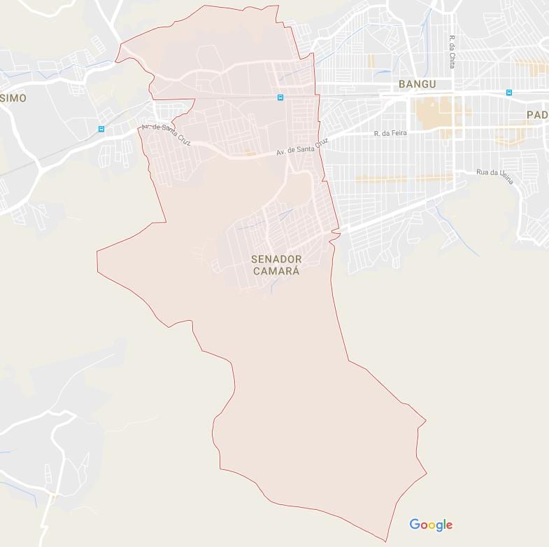 Kaart Senador Camará