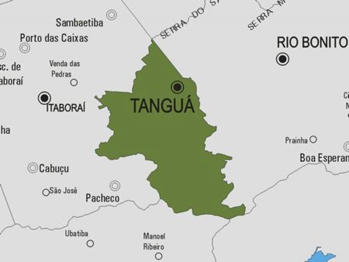 Kaart Tanguá vald