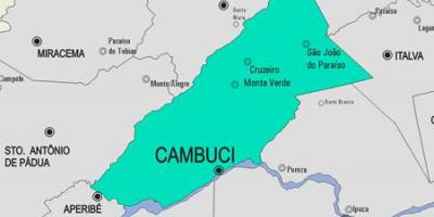 Kaart Cambuci vald