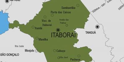 Kaart Itaboraí vald