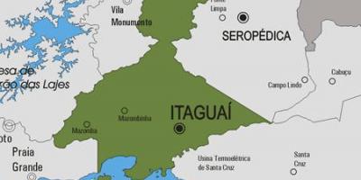 Kaart Itaguaí vald