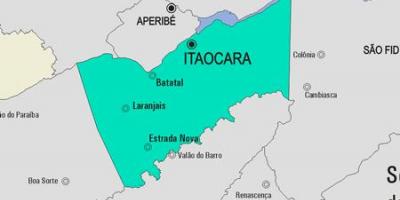 Kaart Itaocara vald