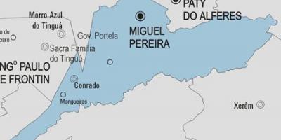 Kaart Miguel Pereira vald