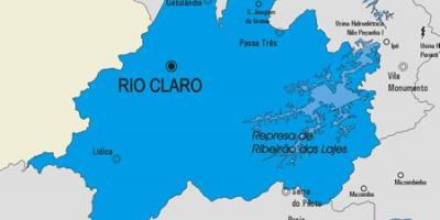 Kaart Rio Claro vald