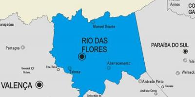 Kaart Rio das Ostras vald