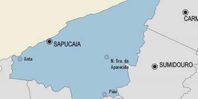 Kaart Sapucaia vald