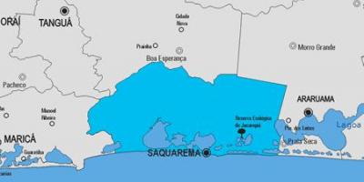 Kaart Saquarema vald