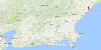 Kaart staadion Cláudio Moacyr de Azevedo