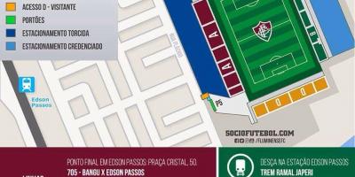 Kaart staadion Giulite Coutinho