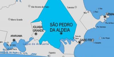 Kaart São Pedro da Aldeia vald