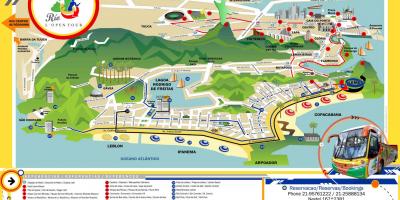Kaart Turistide Bussi-Rio de Janeiro
