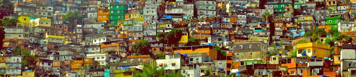 Rio de Janeiro kaardid Slummid